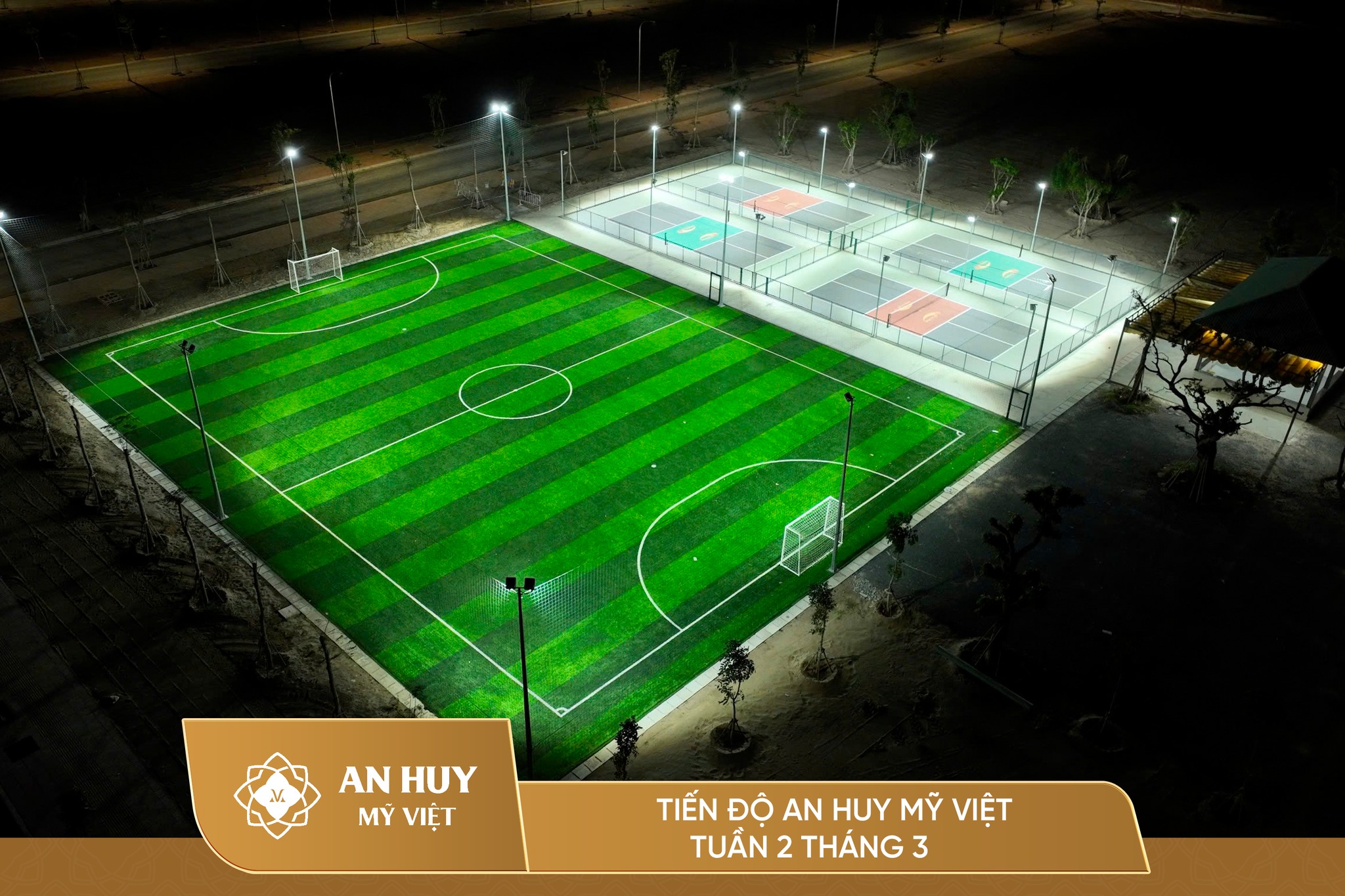 CẬP NHẬT TIẾN ĐỘ HẠ TẦNG AN HUY MỸ VIỆT